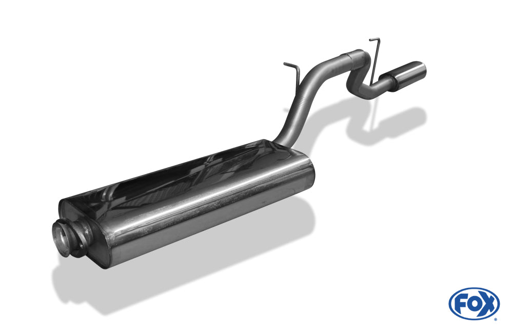 FOX Jeep Cherokee/ Liberty Typ KJ Endschalldämpfer einflutig - 115x85 Typ 33