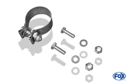 FOX Jeep Cherokee/ Liberty Typ KJ Endschalldämpfer einflutig - 115x85 Typ 33