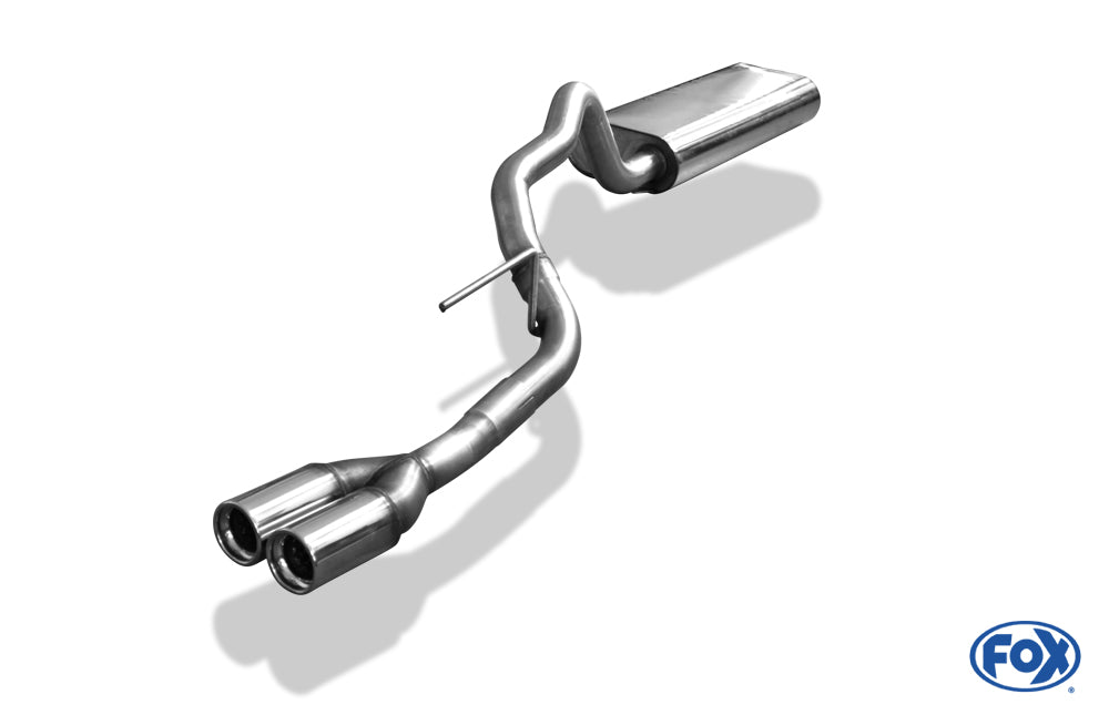 FOX Jeep Grand Cherokee Typ WJ/WG Anschluss 63,5mm Endschalldämpfer - 2x80 Typ 13
