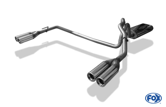 FOX Jeep Grand Cherokee Typ WJ/WG Endschalldämpfer Ausgang rechts/links  - 2x80 Typ 13 rechts/links