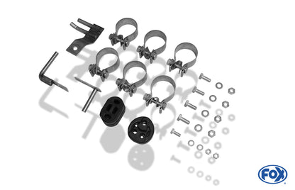 FOX Jeep Grand Cherokee/ Commander Typ WH Final silencer - exit right/left 2x80 type 13 right/left