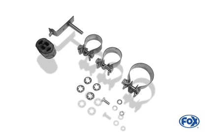 FOX Jeep Grand Cherokee WK - 3,6l Endschalldämpfer rechts/links - 2x80 Typ 17 rechts/links