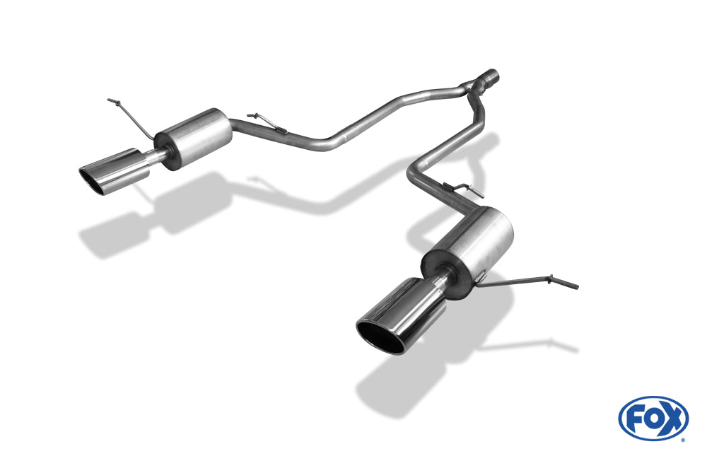 FOX Jeep Grand Cherokee WKI - 2010-2013 Endschalldämpfer rechts/links - 129x106 Typ 32 rechts/links