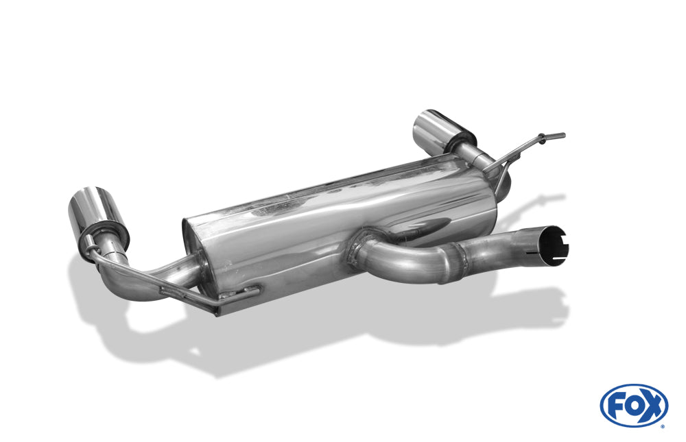 FOX Jeep Wrangler III - JK Endschalldämpfer quer Ausgang rechts/links - 1x100 Typ 25 rechts/links