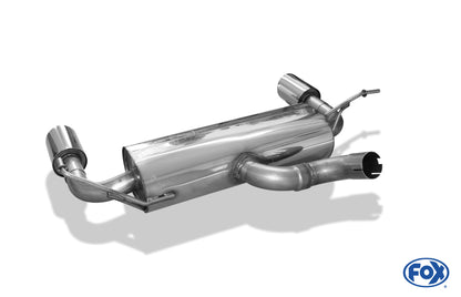 FOX Jeep Wrangler III - JK Endschalldämpfer quer Ausgang rechts/links - 1x100 Typ 25 rechts/links