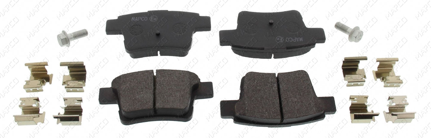 MAPCO Bremsbelagsatz, Scheibenbremse Hinterachse  6821