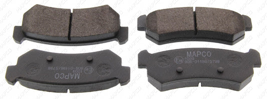 MAPCO Bremsbelagsatz, Scheibenbremse Hinterachse  6812