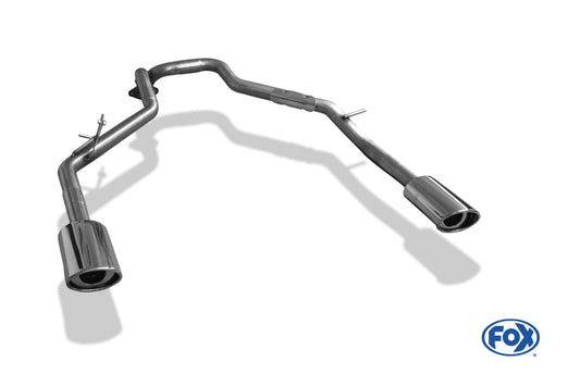 FOX Kia Sorento Typ JC Endrohrgeweih Ausgang rechts/links  - 115x85 Typ 33 rechts/links