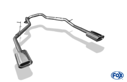 FOX Kia Sorento Typ JC Endrohrgeweih Ausgang rechts/links - 135x80 Typ 53 rechts/links