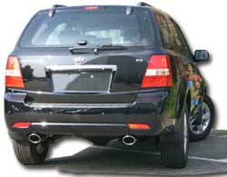 FOX Kia Sorento Typ JC Facelift Endrohrgeweih Ausgang rechts/links - 115x85 Typ 33 rechts/links
