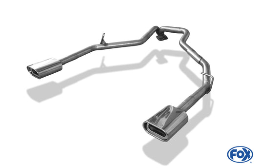 FOX Kia Sorento Typ JC Facelift Endrohrgeweih Ausgang rechts/links  - 135x80 Typ 53 rechts/links