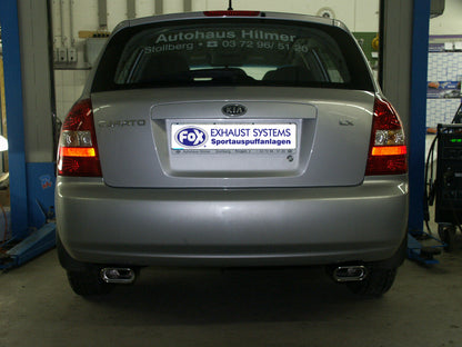 FOX Kia Cerato Schrägheck Endschalldämpfer Ausgang rechts/links - 135x85 Typ 53 rechts/links