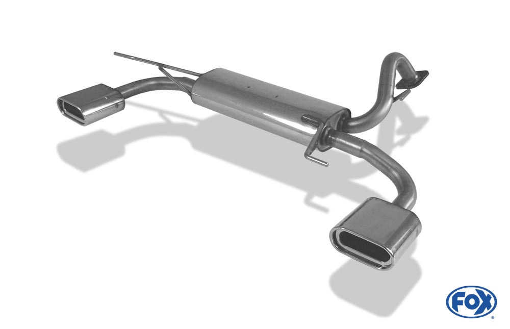 FOX Kia Cerato Schrägheck Endschalldämpfer Ausgang rechts/links - 135x85 Typ 53 rechts/links