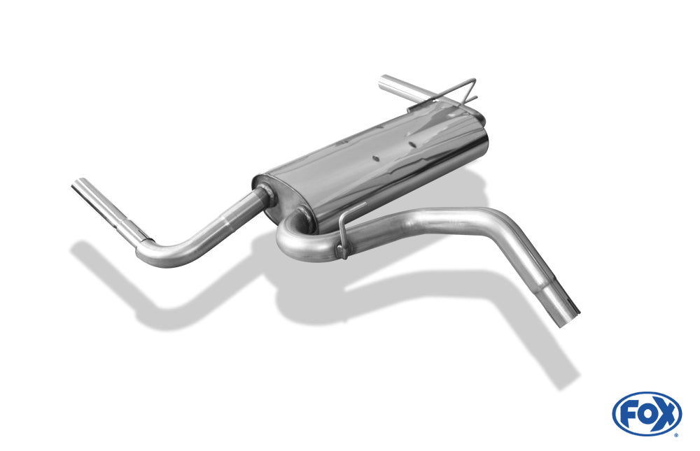 FOX Lada Niva 4x4 Endschalldämpfer quer Ausgang rechts/links - 1x45 Typ 10 rechts/links