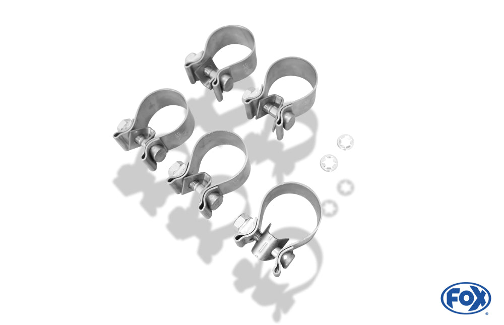 FOX Lada Niva 4x4 Endschalldämpfer quer Ausgang rechts/links - 1x45 Typ 10 rechts/links