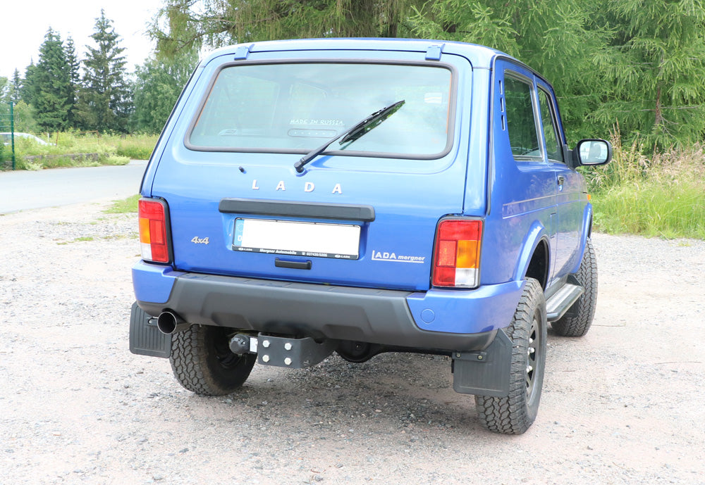 FOX Lada Niva 4x4 - Urban Endschalldämpfer quer Ausgang links - 1x90 Typ 10 links