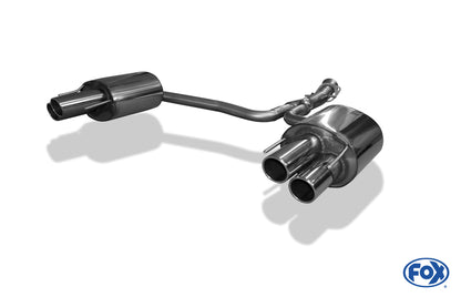 FOX Lexus IS F Endschalldämpfer rechts/links - 2x90 Typ 16 rechts/links