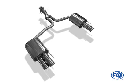 FOX Lexus IS F Endschalldämpfer rechts/links - 2x90 Typ 16 rechts/links