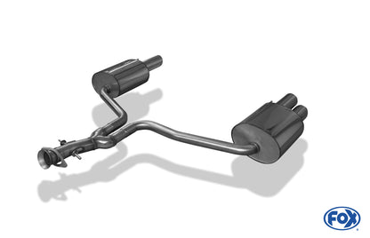 FOX Lexus IS F Endschalldämpfer rechts/links - 2x90 Typ 16 rechts/links