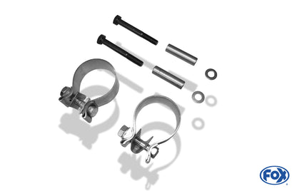 FOX Lexus IS F Endschalldämpfer rechts/links - 2x90 Typ 16 rechts/links