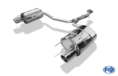 FOX Lexus IS 250 Endschalldämpfer rechts/links einflutig - 1x100 Typ 16 rechts/links