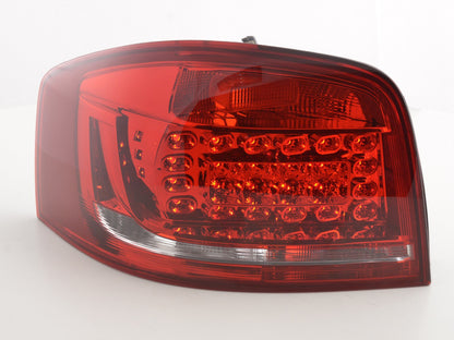 LED Rückleuchten Set Audi A3 3-türig (8P) Bj. 2010-2012 rot/klar