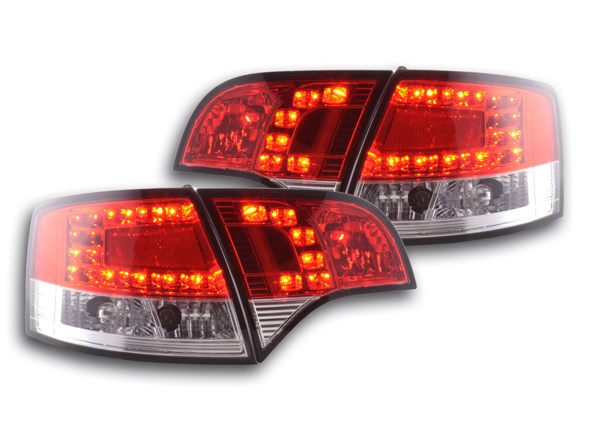 LED Rückleuchten Set Audi A4 Avant Typ 8E Bj. 04-08 rot/klar