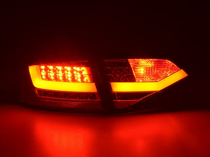 LED Rückleuchten Set Audi A4 B8 8K Limo Bj. 07-11 chrom