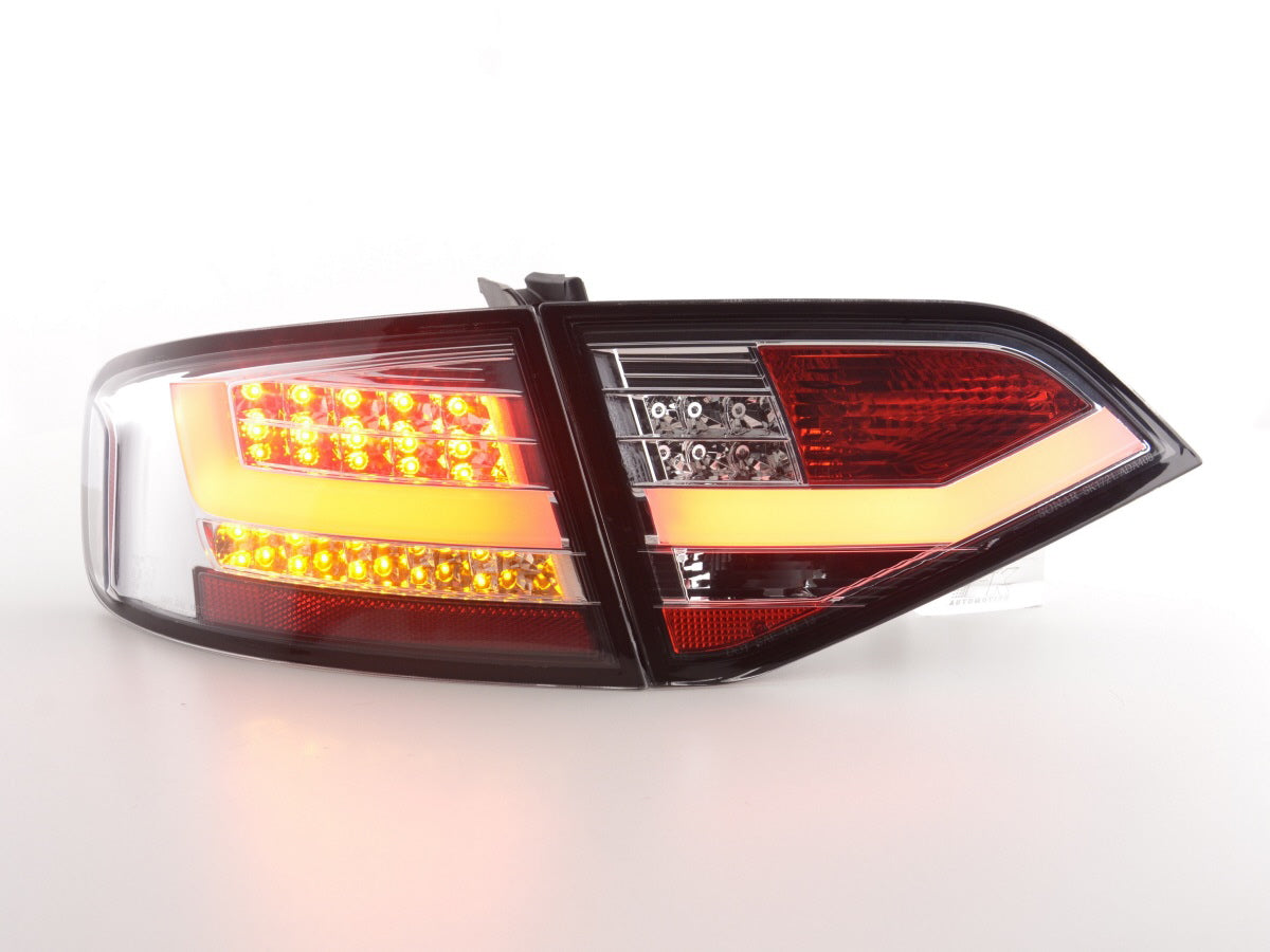 LED Rückleuchten Set Audi A4 B8 8K Limo Bj. 07-11 chrom