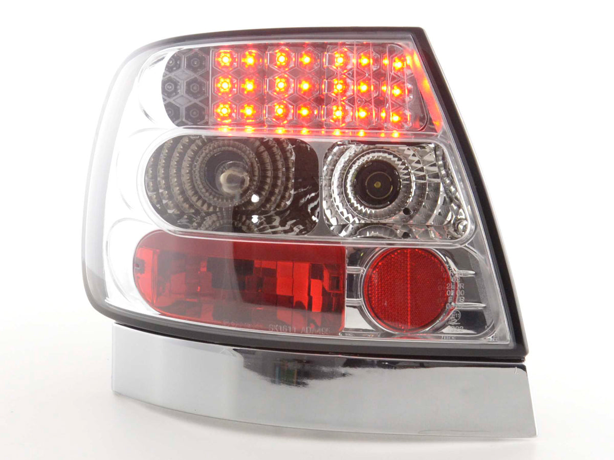 LED Rückleuchten Set Audi A4 Limousine Typ B5 Bj. 95-00 chrom