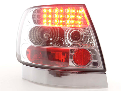 LED Rückleuchten Set Audi A4 Limousine Typ B5 Bj. 95-00 chrom