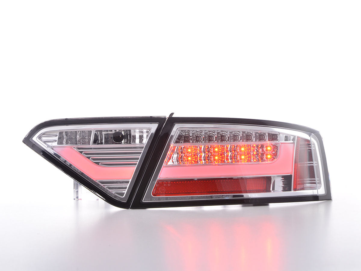 LED Rückleuchten Set Lightbar Audi A5 8T Coupe/Sportback Bj. 07-11 chrom