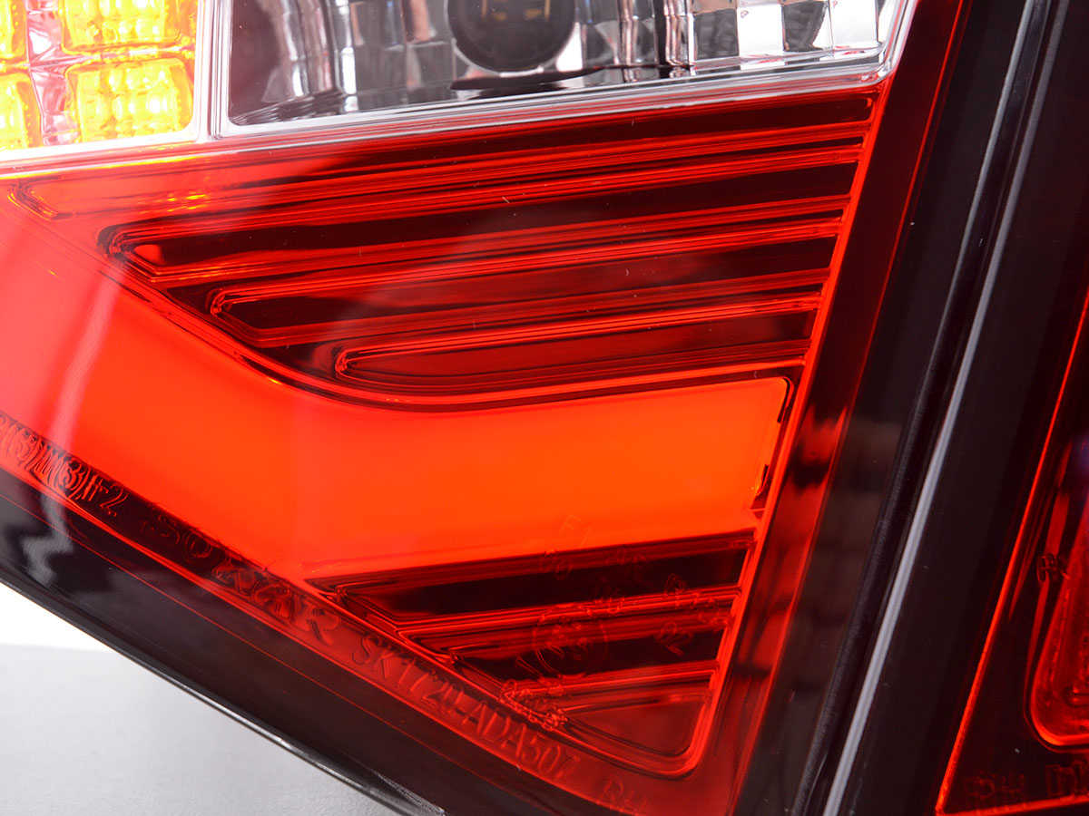 LED Rückleuchten Set Lightbar Audi A5 8T Coupe/Sportback Bj. 07-11 rot/klar