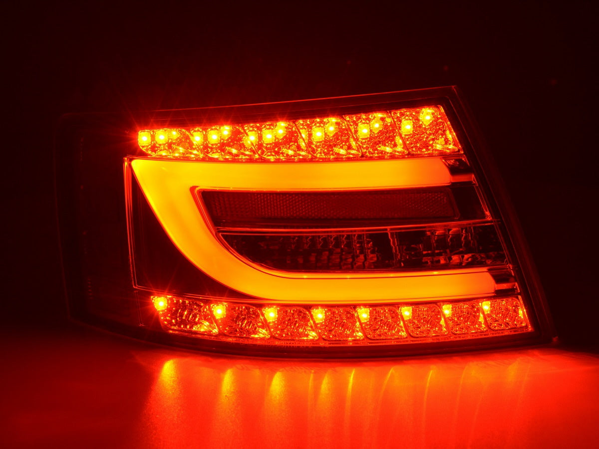 LED Rückleuchten Set Audi A6 Limo (4F) Bj. 04-08 chrom