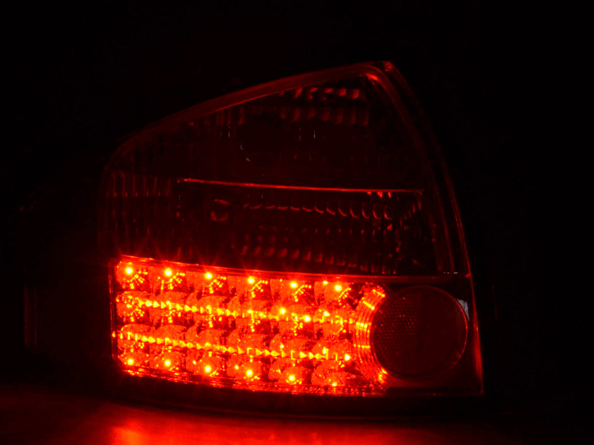 LED Rückleuchten Set Audi A6 Limousine Typ 4B Bj. 97-03 chrom