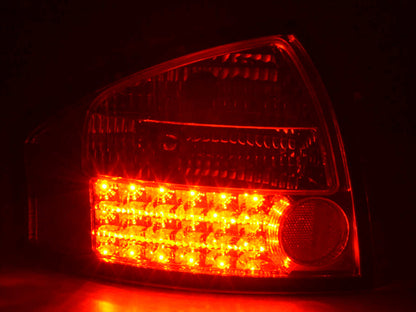 LED Rückleuchten Set Audi A6 Limousine Typ 4B Bj. 97-03 chrom