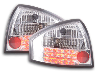 LED Rückleuchten Set Audi A6 Limousine Typ 4B Bj. 97-03 chrom