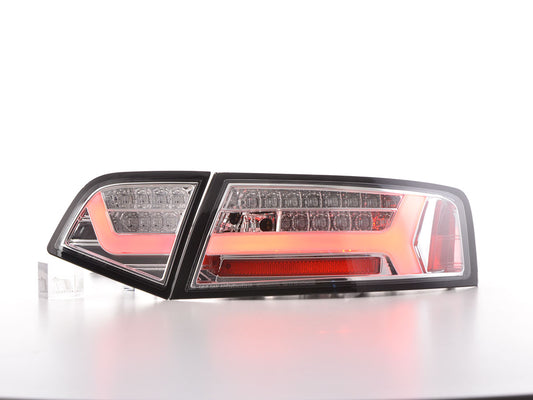 LED Rückleuchten Set Lightbar Audi A6 4F Limo Bj. 08-11 chrom