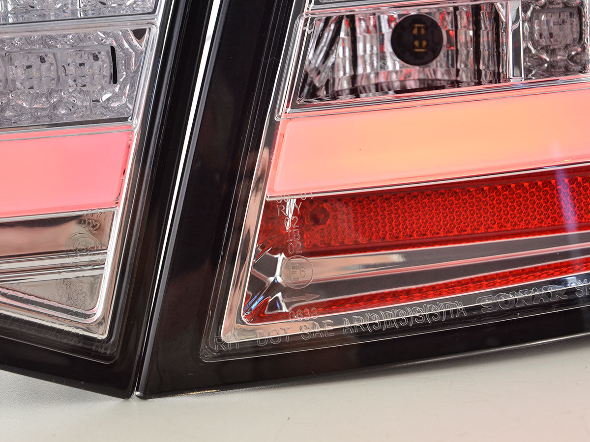 LED Rückleuchten Set Lightbar Audi A6 4F Limo Bj. 08-11 chrom