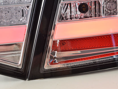 LED Rückleuchten Set Lightbar Audi A6 4F Limo Bj. 08-11 chrom