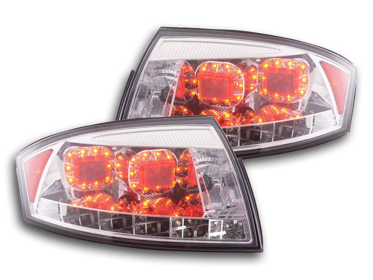 LED Rückleuchten Set Audi TT Typ 8N Bj. 98-06 chrom für Rechtslenker