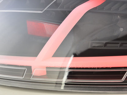 LED Rückleuchten Set Lightbar Audi TT 8J Bj. 06-14 schwarz