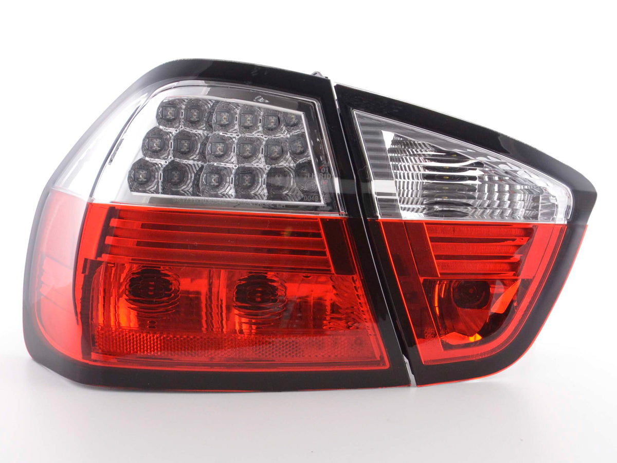 LED Rückleuchten Set BMW 3er Limousine Typ E90 Bj. 05-08 klar/rot