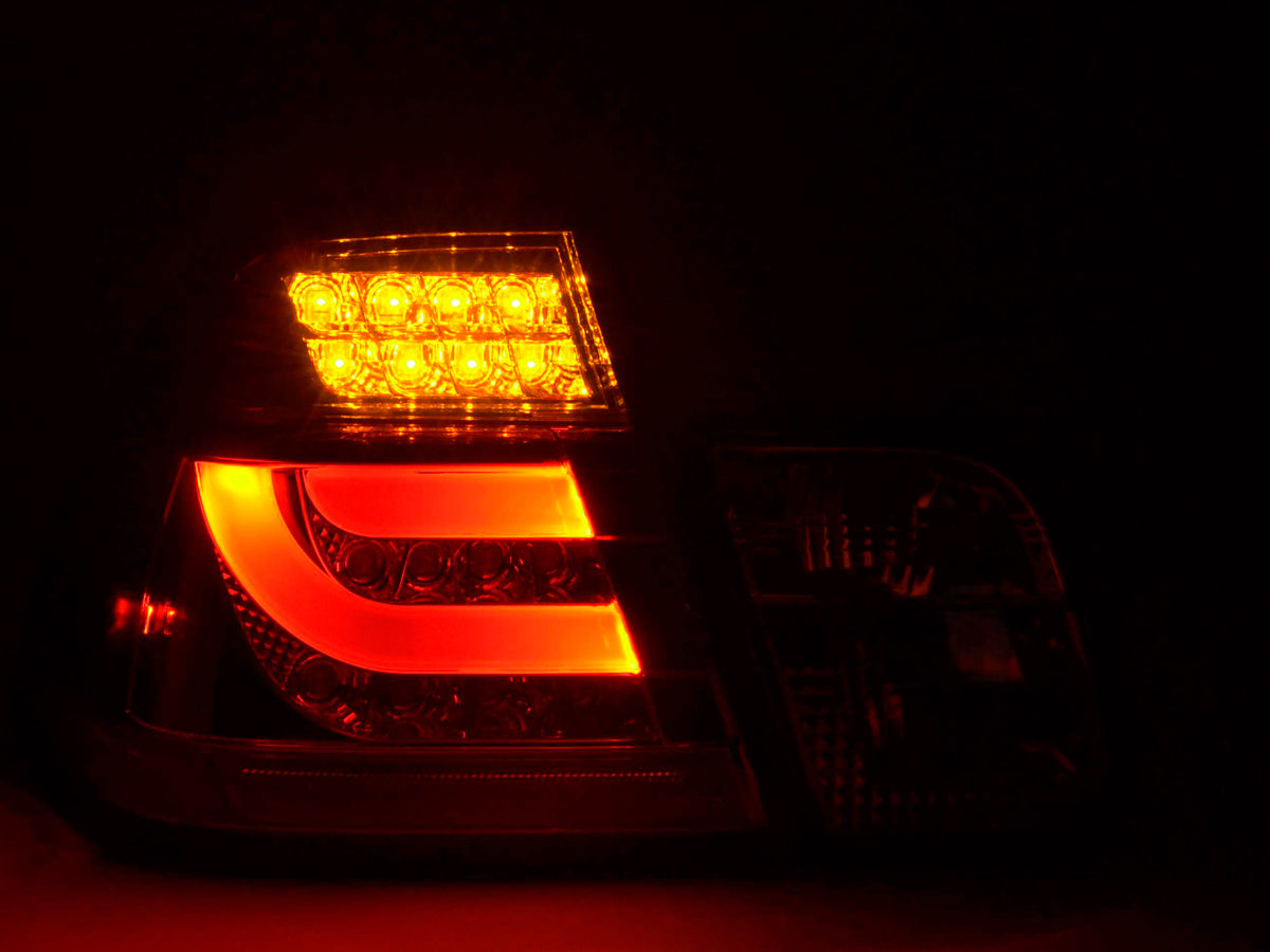LED Rückleuchten Set Lightbar BMW 3er E46 Limo Bj. 98-01 rot/klar