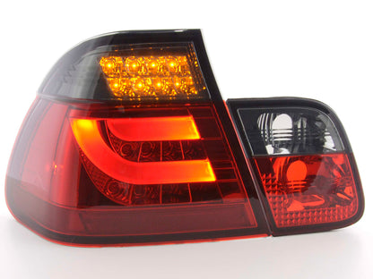 LED Rückleuchten Set BMW 3er E46 Limo  98-01 rot/schwarz