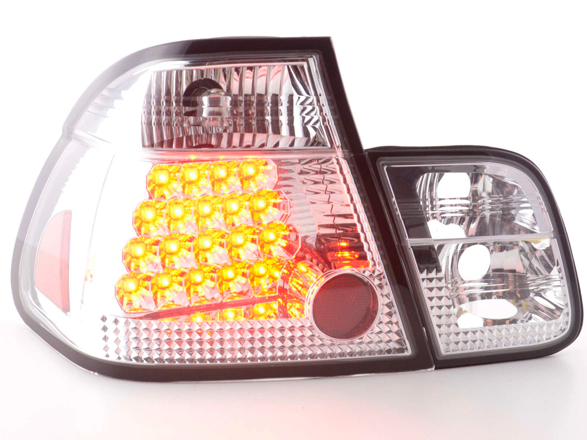 LED Rückleuchten Set BMW 3er Limousine Typ E46 Bj. 98-01 chrom