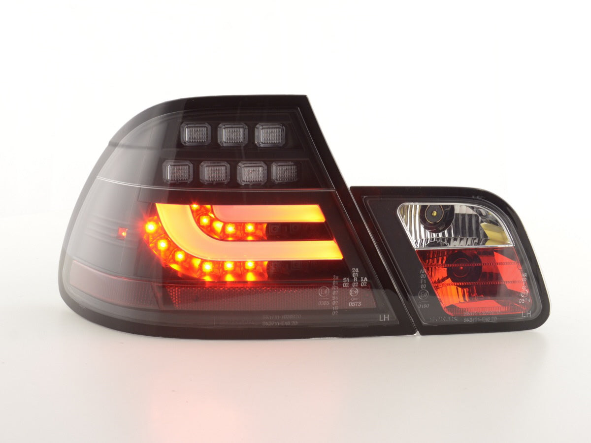 LED Rückleuchten Set BMW 3er E46 Coupe Bj. 03-07 schwarz