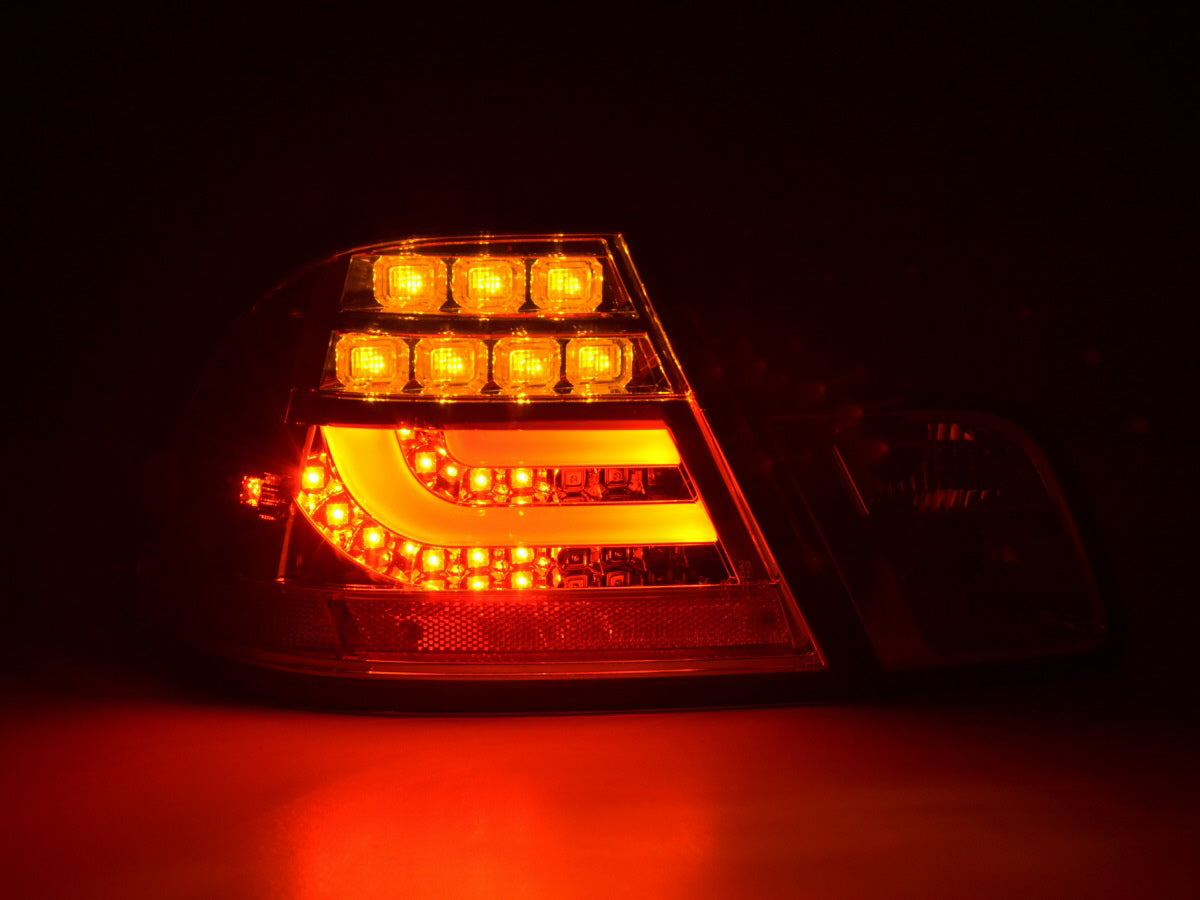 LED Rückleuchten Set BMW 3er E46 Coupe Bj. 03-07 chrom