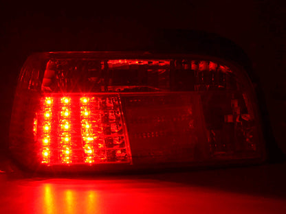 LED Rückleuchten Set BMW 3er Coupe Typ E36 Bj. 91-98 chrom