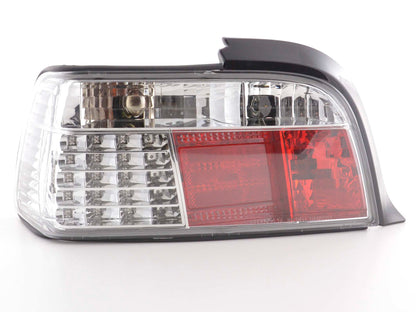 LED Rückleuchten Set BMW 3er Coupe Typ E36 Bj. 91-98 chrom
